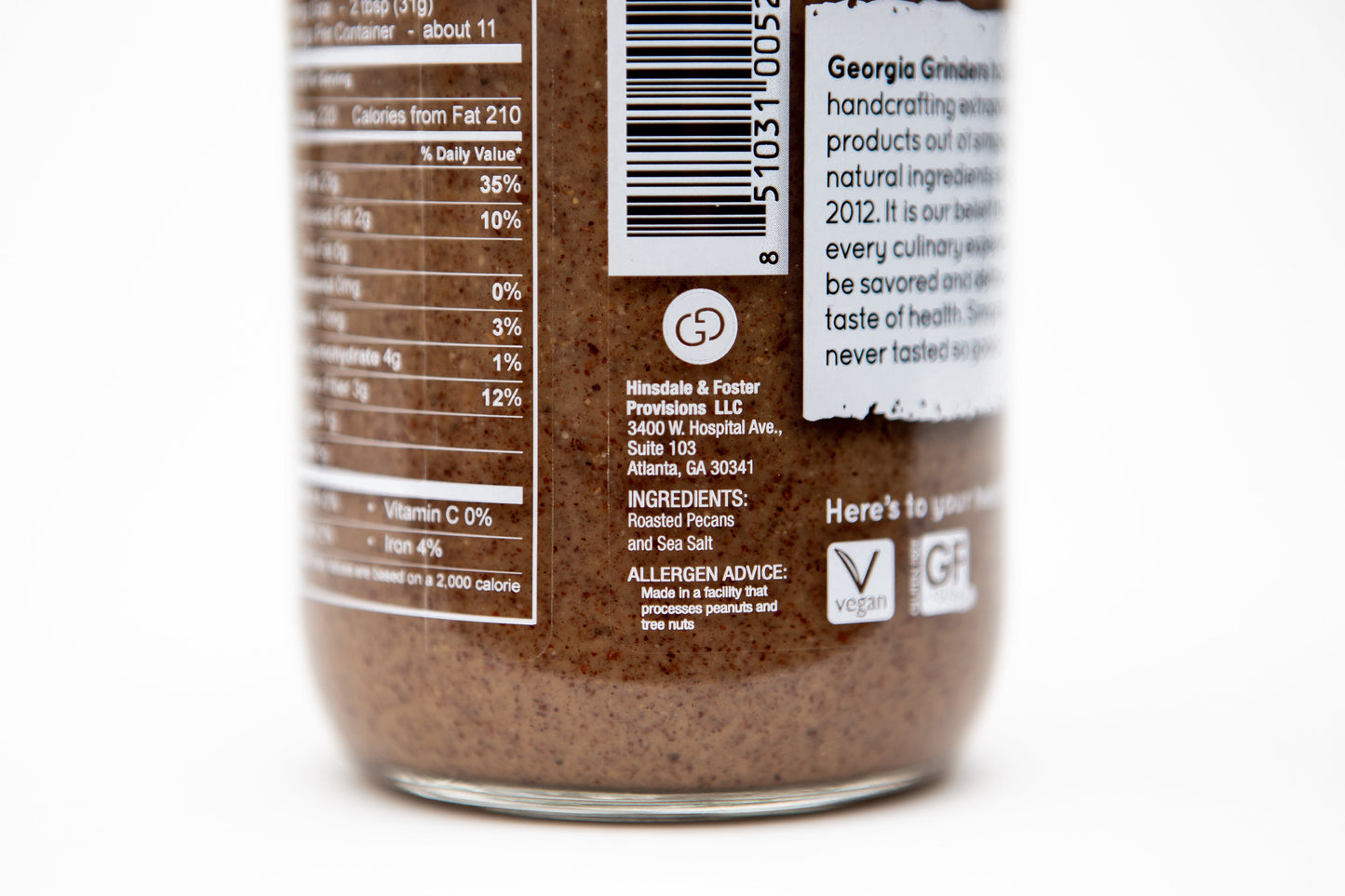 Georgia Grinders 12 oz WHOLE30 Nut Butter Assortment 4 Pack