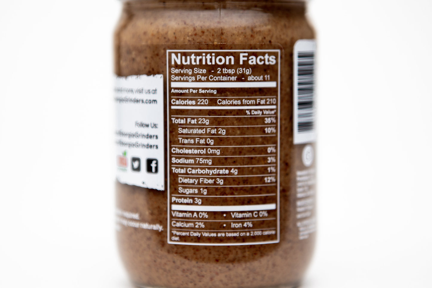 Georgia Grinders 12 oz WHOLE30 Nut Butter Assortment 4 Pack