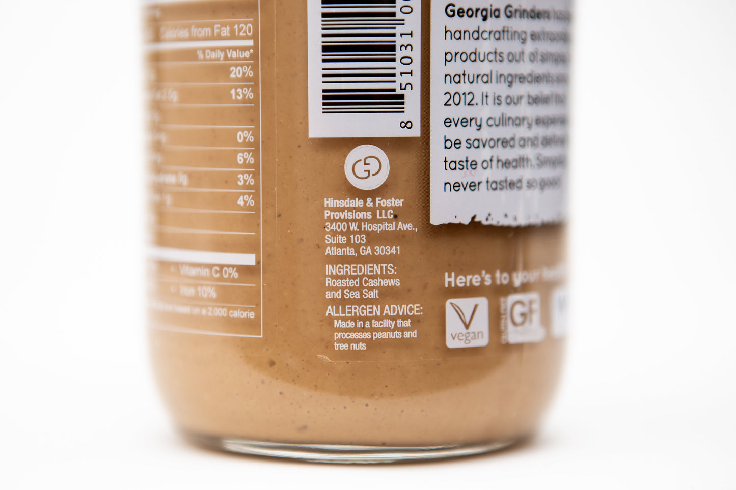 Georgia Grinders 12 oz WHOLE30 Nut Butter Assortment 4 Pack