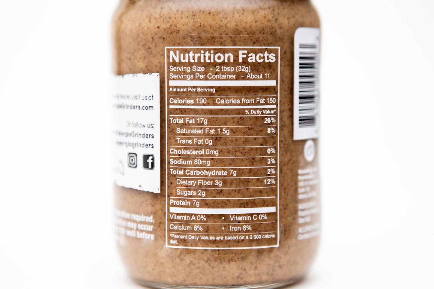 Georgia Grinders 12 oz WHOLE30 Nut Butter Assortment 4 Pack