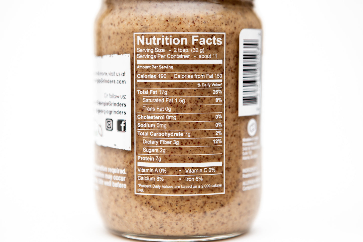 Georgia Grinders 12 oz WHOLE30 Nut Butter Assortment 4 Pack