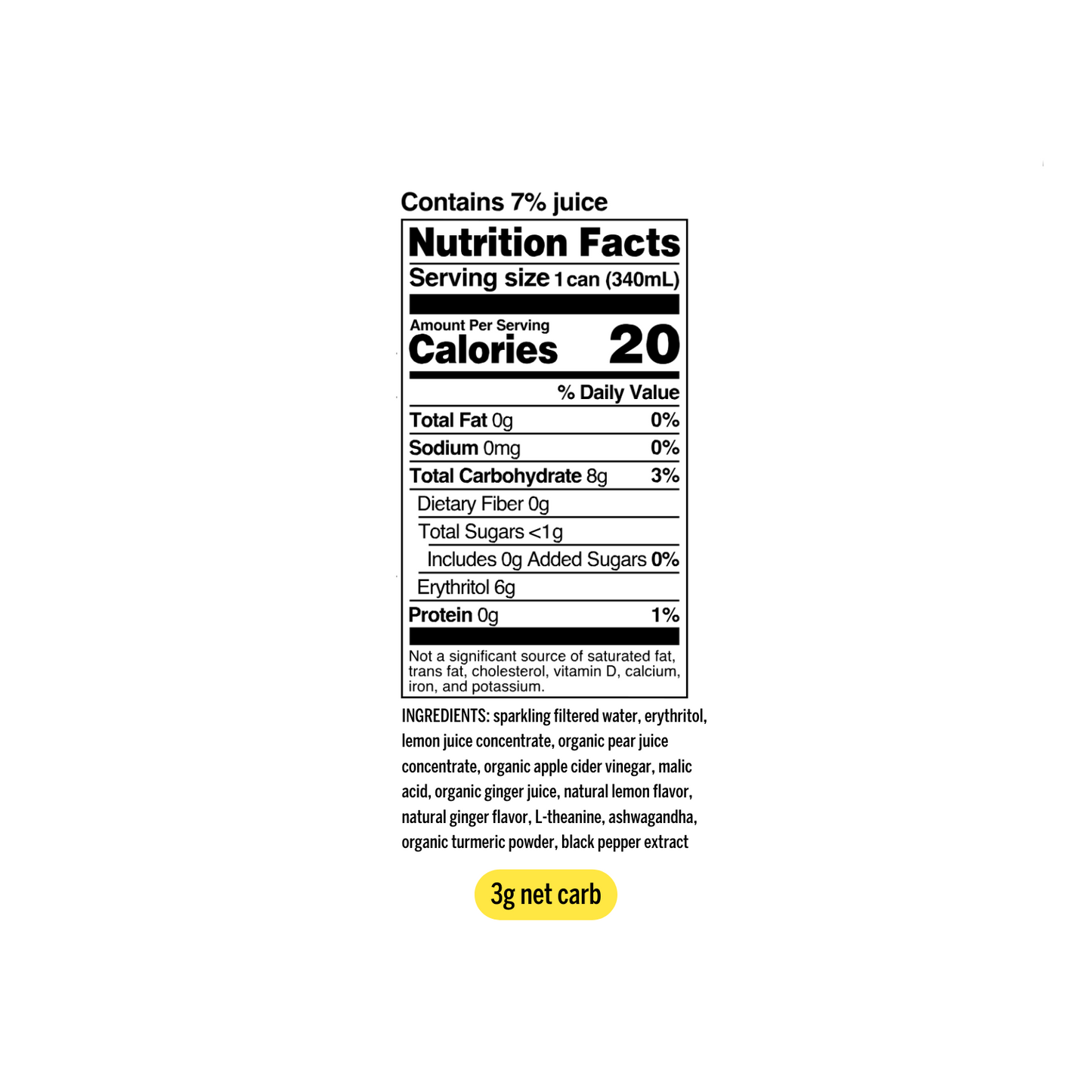 lemon turmeric adaptogen drink (12 pack) by Moment | Drink Your Meditation