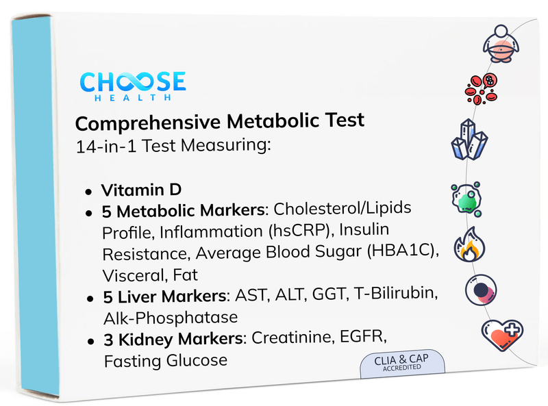 14-in-1 Comprehensive Metabolic Health Test by Choose Health
