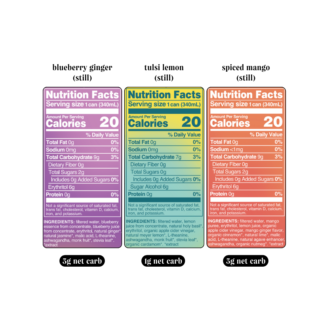 Moment Adaptogen Drinks Variety 18 Pack| Drink Your Meditation