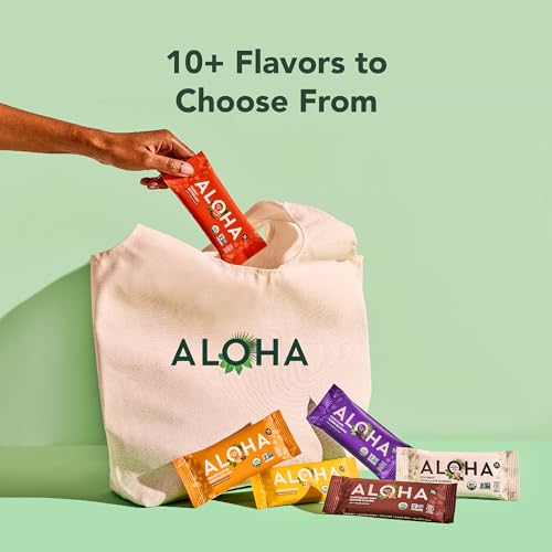 ALOHA Organic Plant Protein Bars 12pk