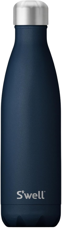 S'Well Stainless Steel Water Bottle, 17Oz Cold for 36 Hours and Hot for 18