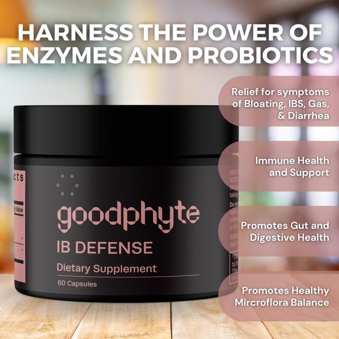 Goodphyte | IB Defense Dietary Supplement | 60 Capsules | Regulate Digestion |