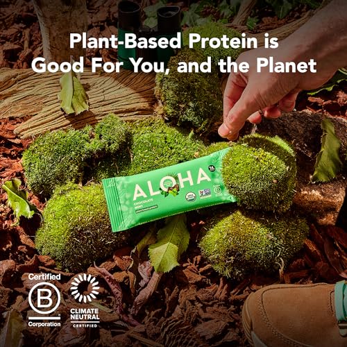 ALOHA Organic Plant Protein Bars 12pk