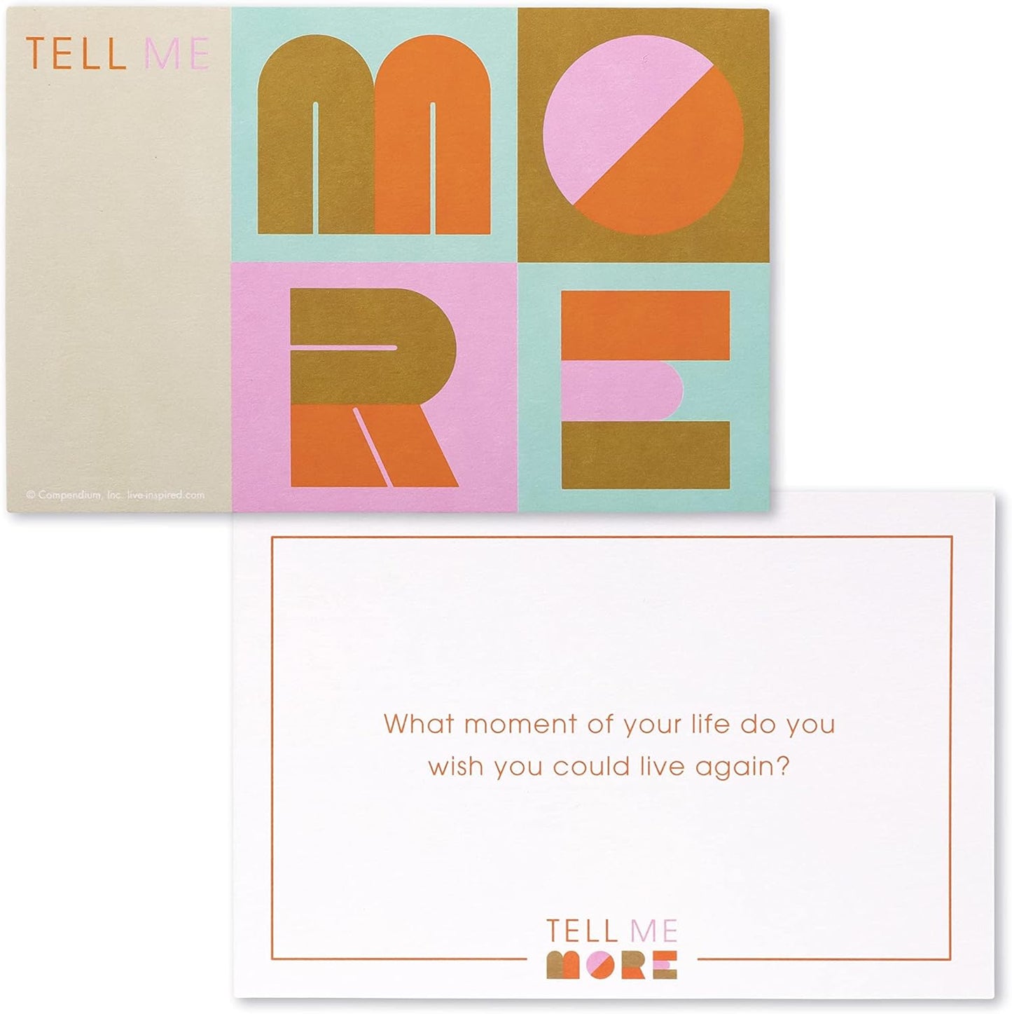 Tell Me More: a Conversation Starter Game of Questions to Deepen Connection