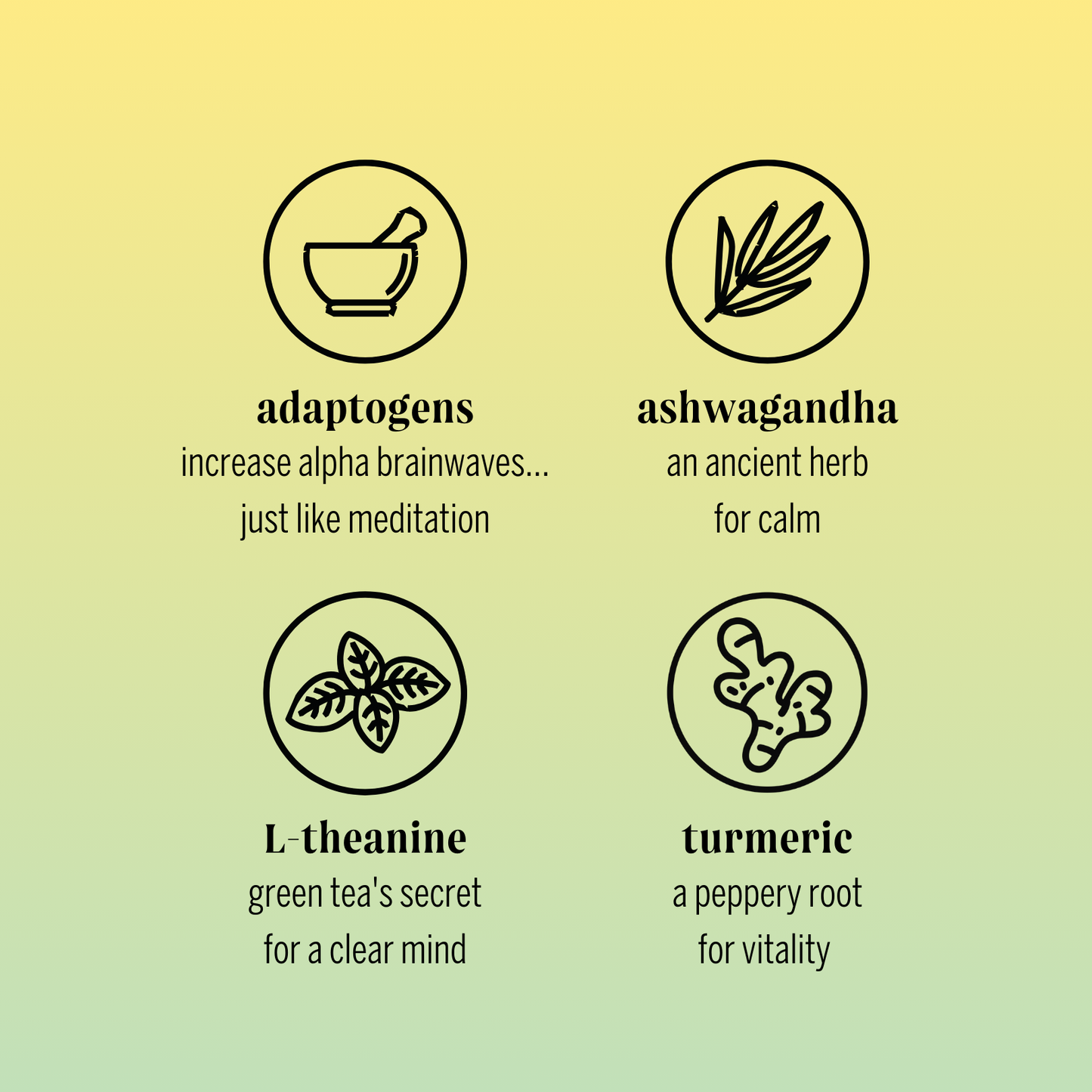 lemon turmeric adaptogen drink (12 pack) by Moment | Drink Your Meditation