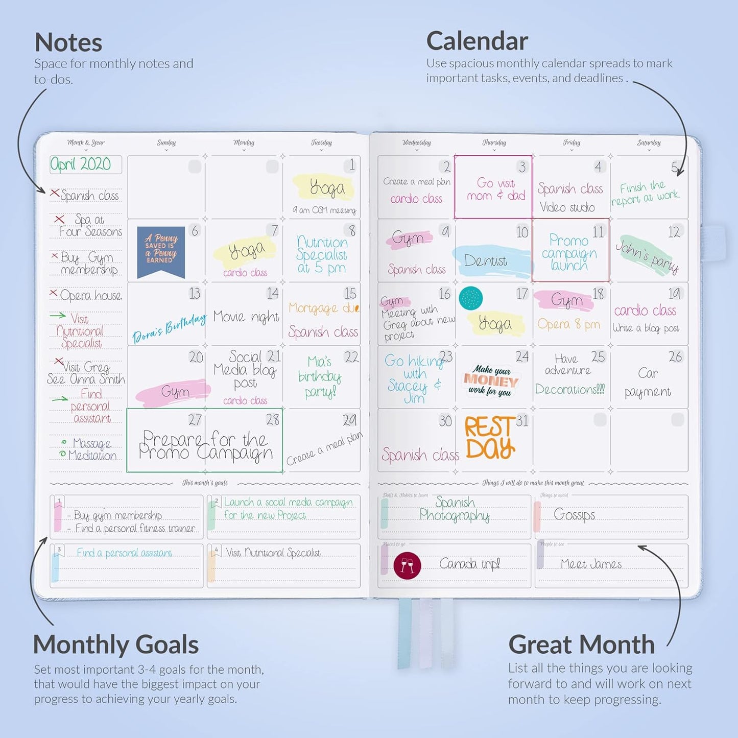 Gogirl Planner PRO - Weekly Planner and Organizer