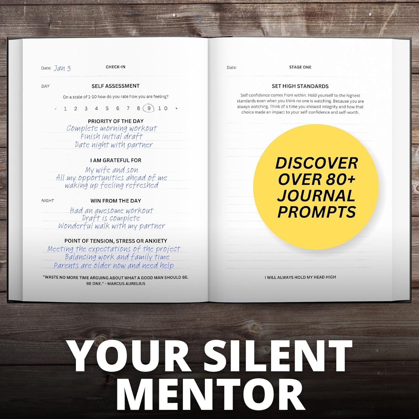 Mind of a Champion - Self-Mastery & Mindfulness Journal for Men