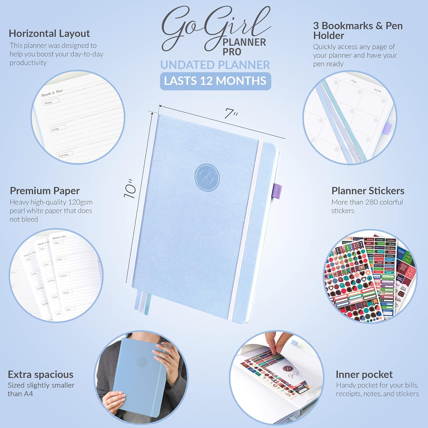 Gogirl Planner PRO - Weekly Planner and Organizer