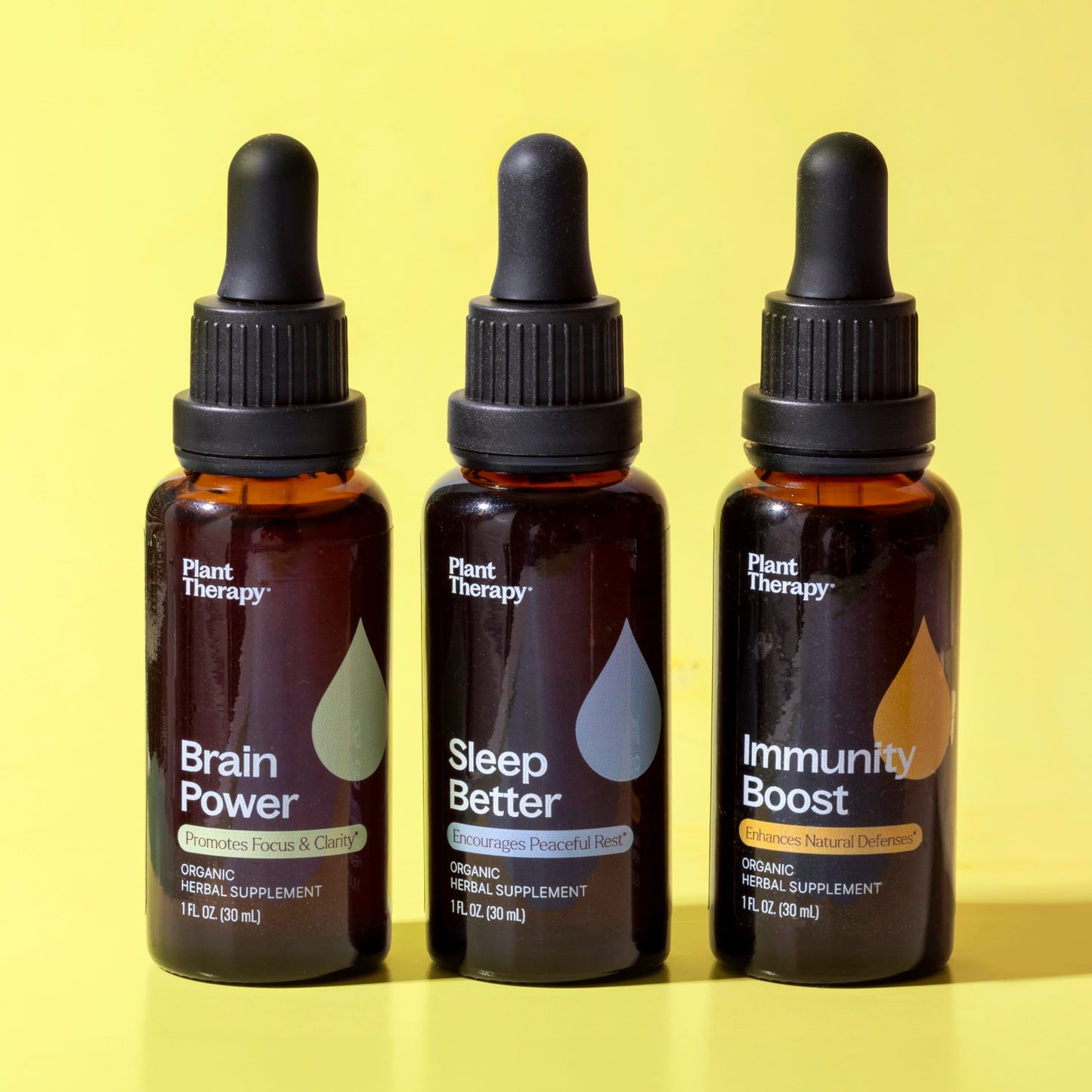 Plant Therapy Total Wellness Trio Immunity Boost Drops