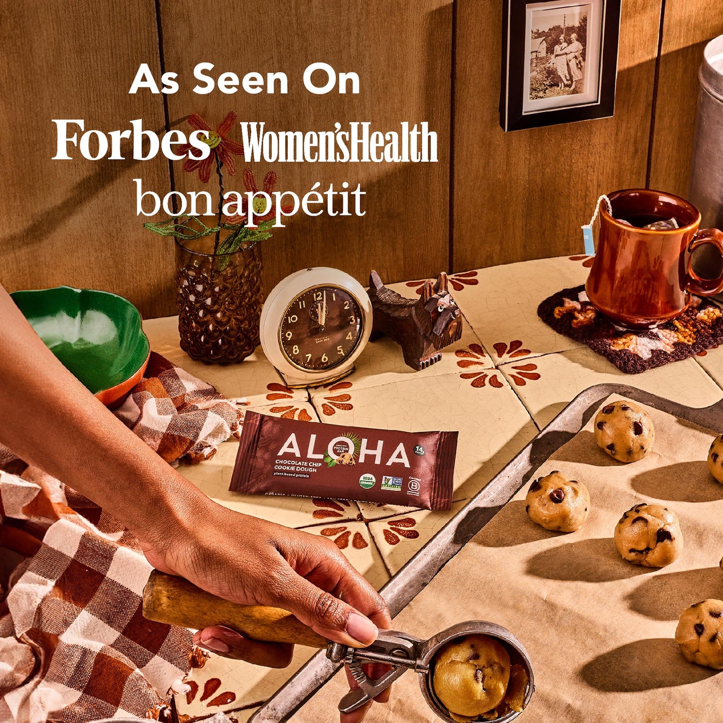 ALOHA Organic Plant Protein Bars 12pk