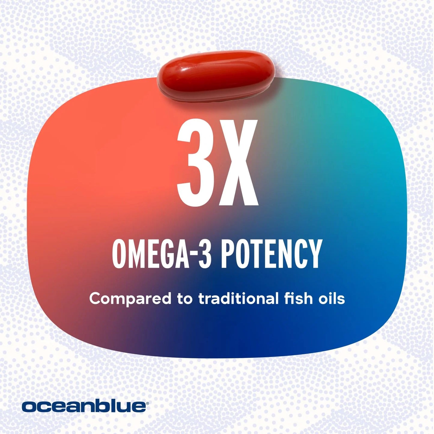 Oceanblue Professional Omega-3 2100 with Turmeric, 60 Count, Triple Strength Burpless Fish Oil, 20 Servings, Gluten-Free, Lactose-Free, No Artificial Ingredients, No Mercury