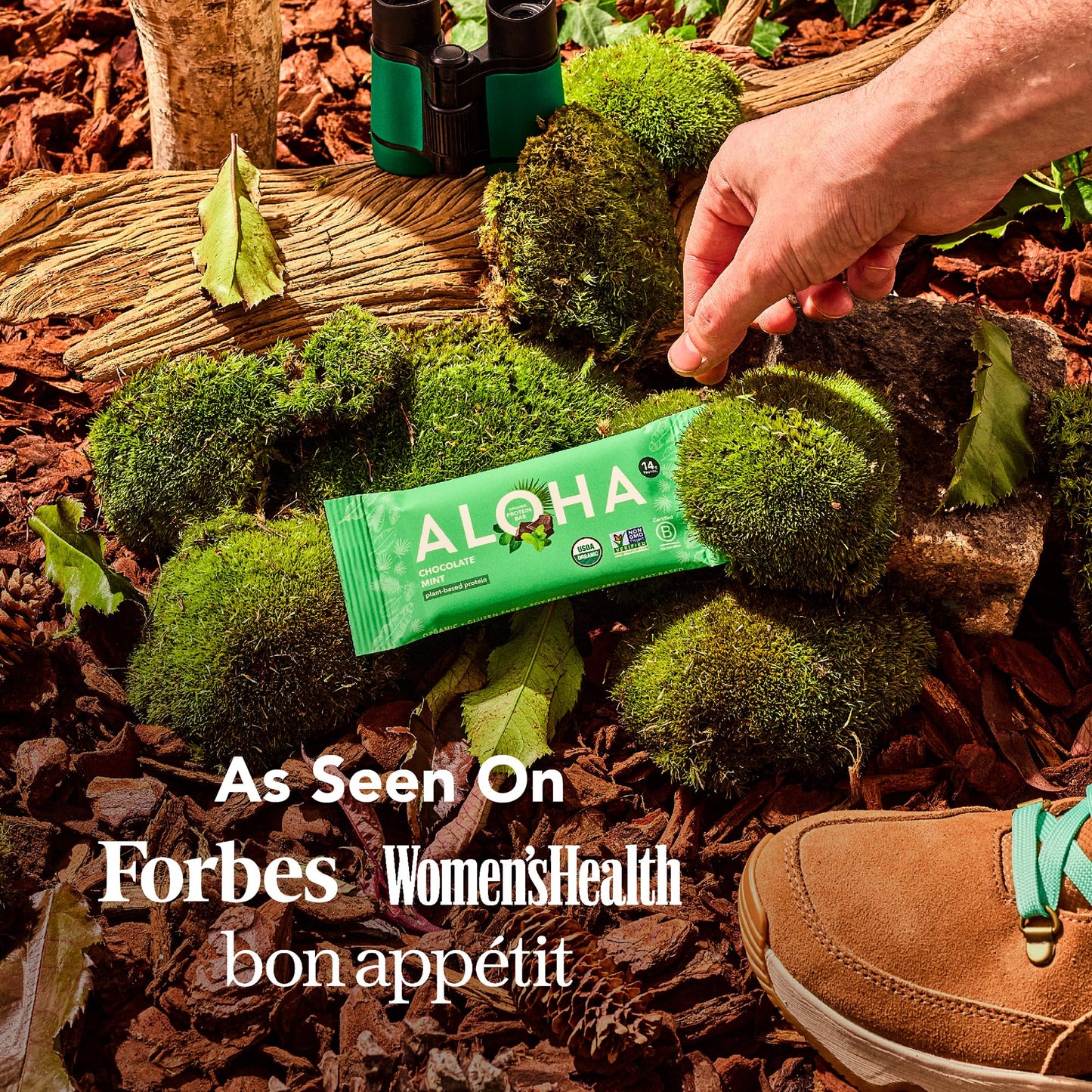 ALOHA Organic Plant Protein Bars 12pk