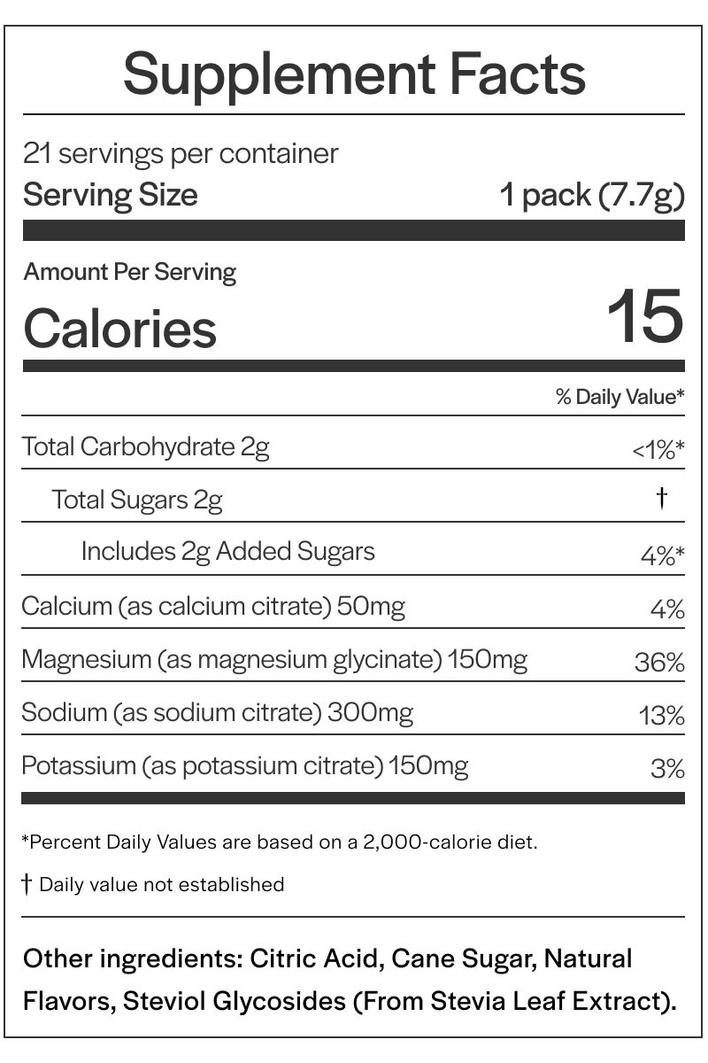 Decaffeinated Hydration - Lemon Lime