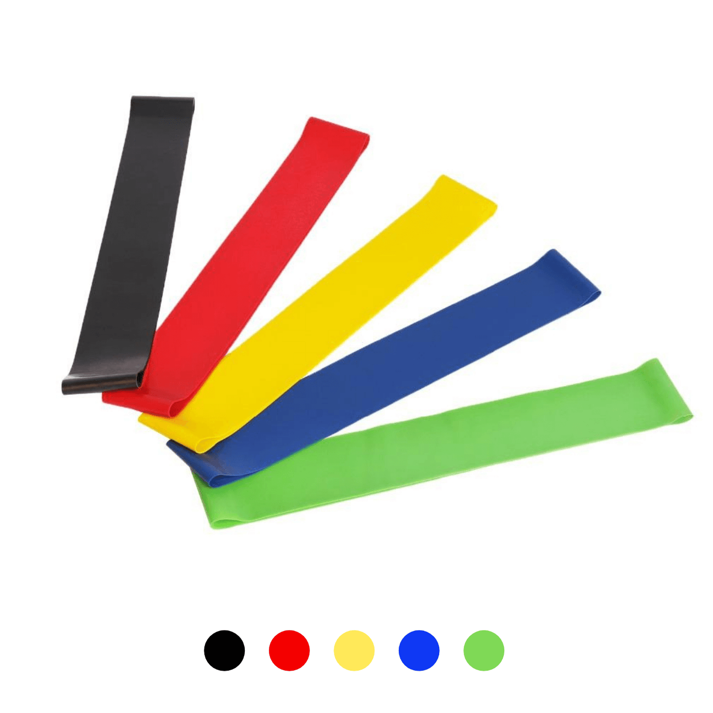 5pc Resistance Band Set w/ Carry Bag