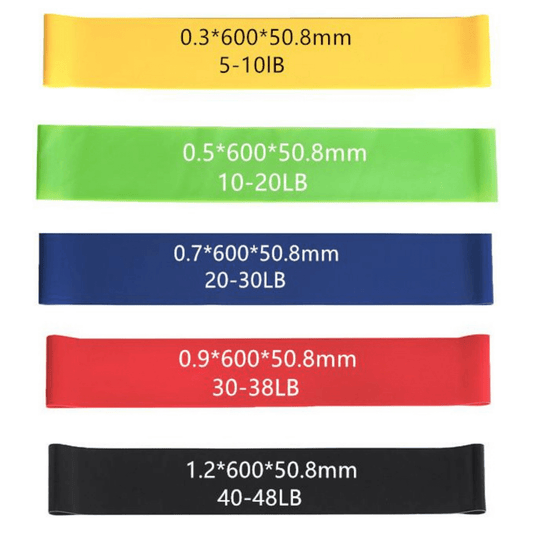 5pc Resistance Band Set w/ Carry Bag