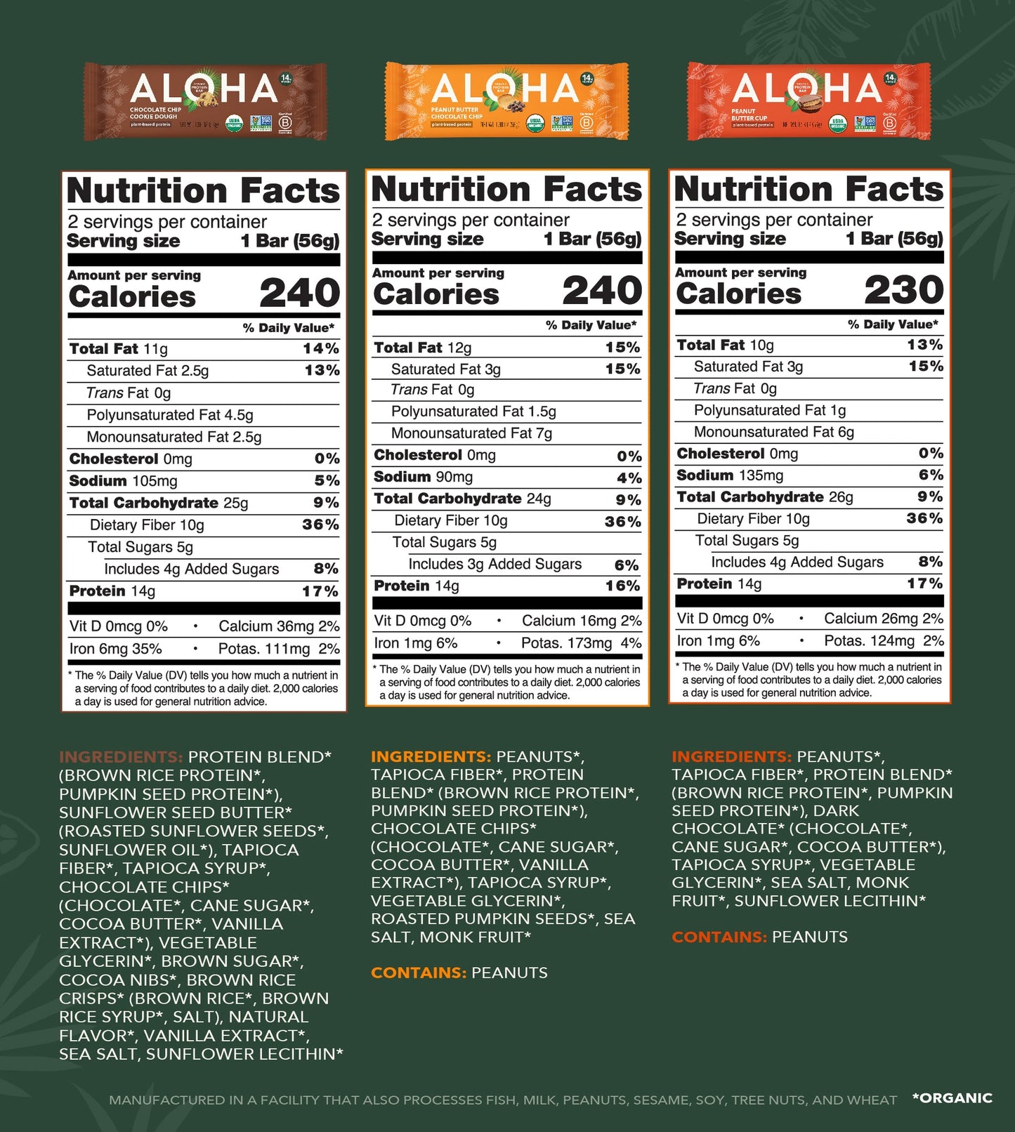 Aloha PB & Cookie Dough Variety Pack
