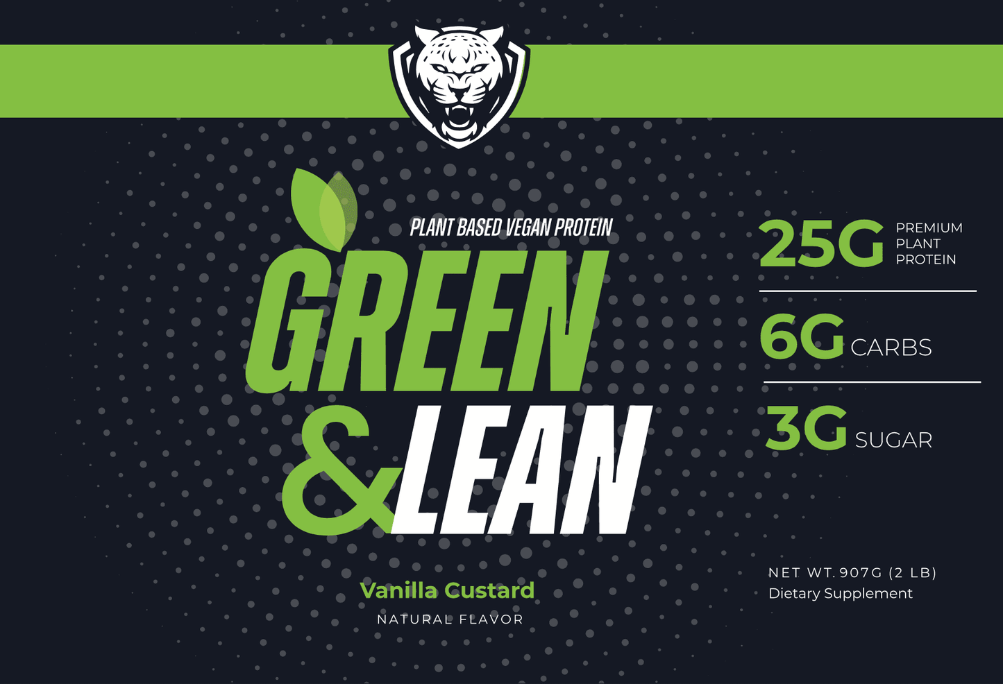 GREEN & LEAN (Vegan Protein) by 6AM RUN