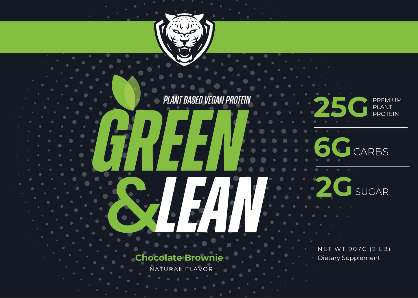 GREEN & LEAN (Vegan Protein) by 6AM RUN