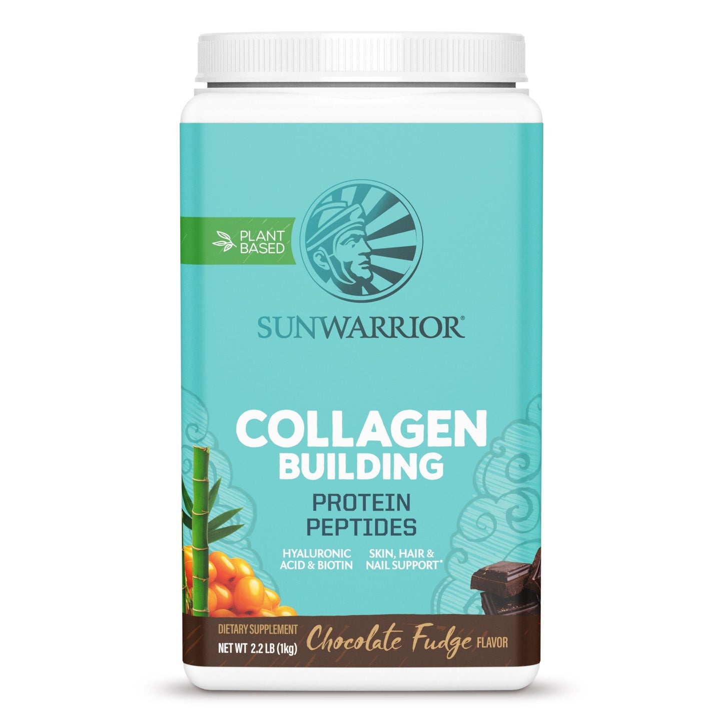 Chocolate Fudge Collagen Building Protein Peptides by Sunwarrior