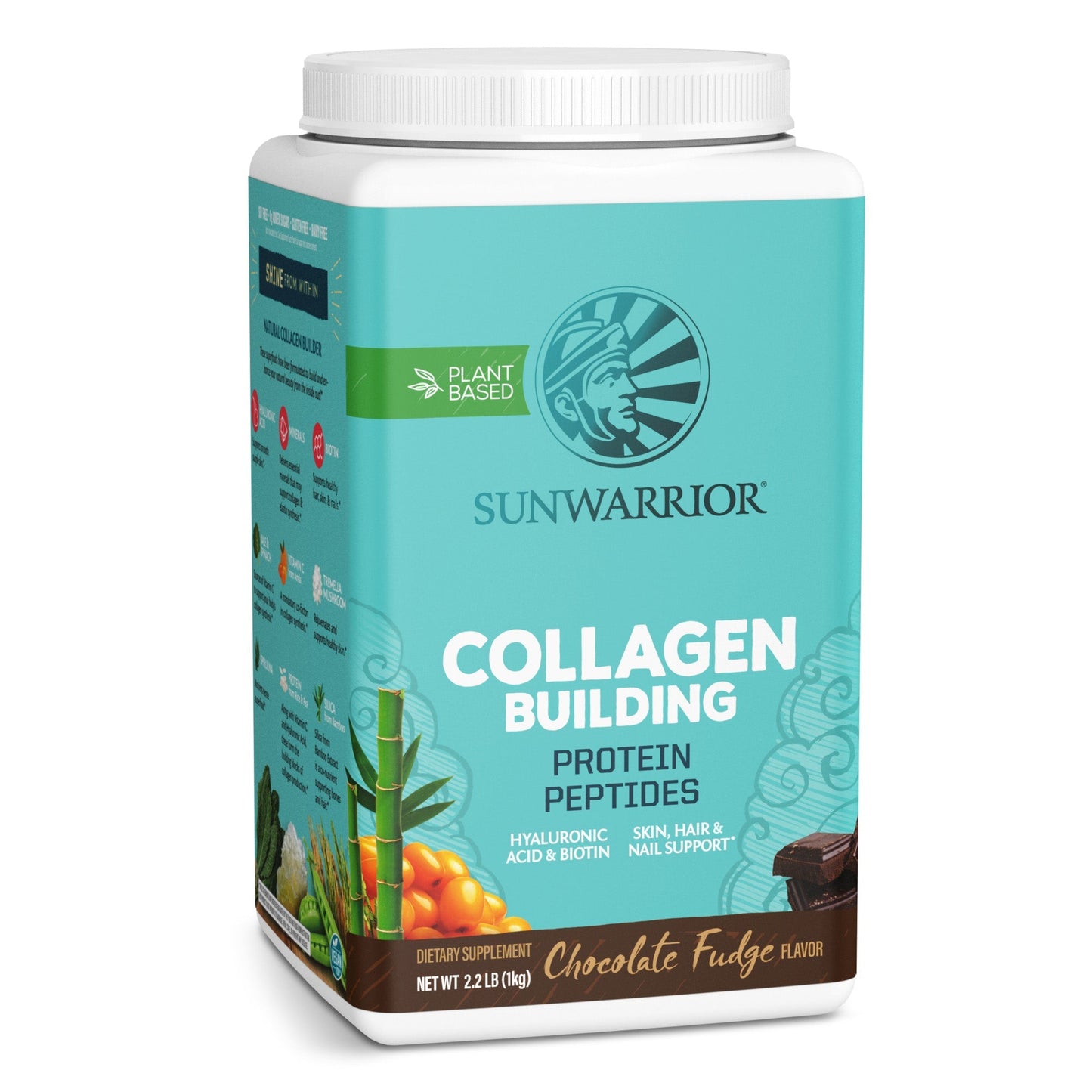Chocolate Fudge Collagen Building Protein Peptides by Sunwarrior
