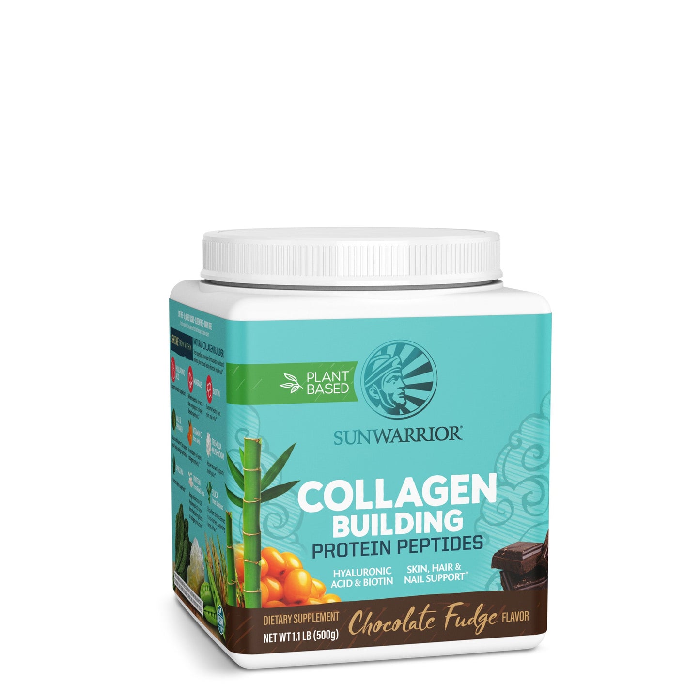 Chocolate Fudge Collagen Building Protein Peptides by Sunwarrior