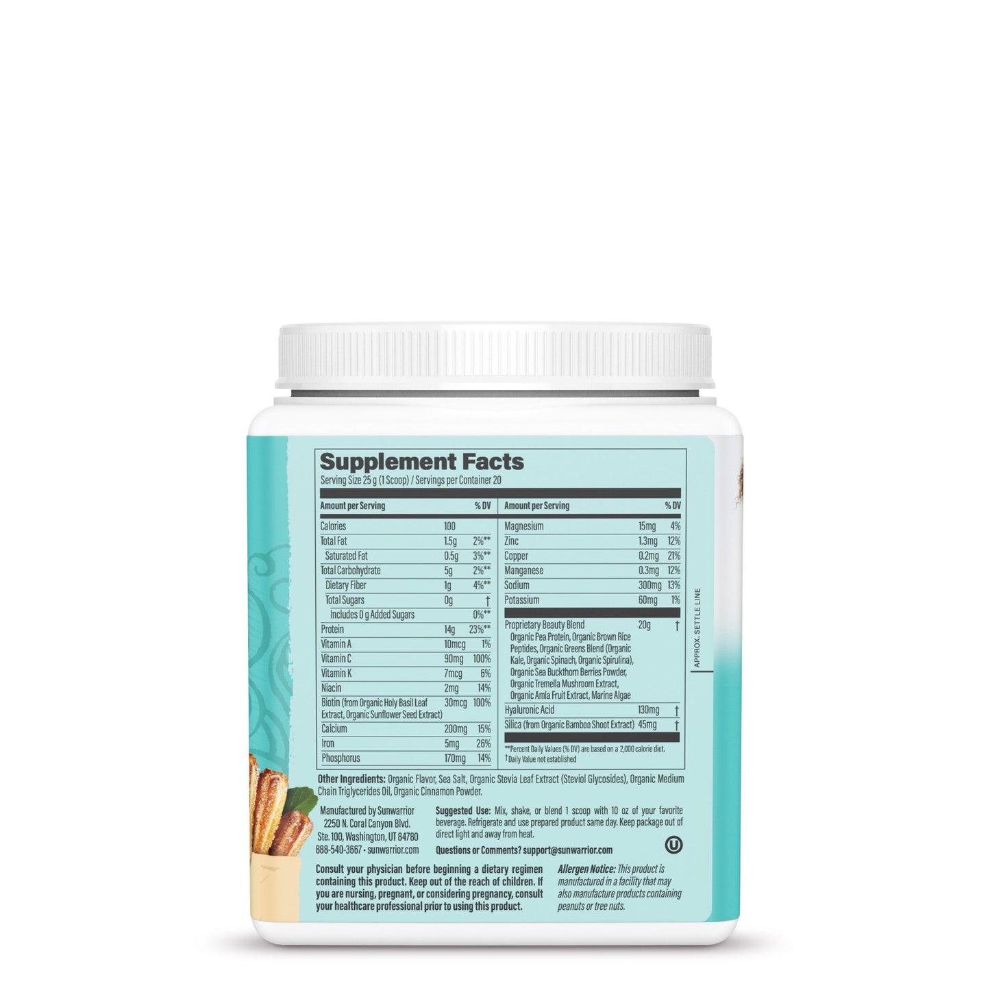 Churro Collagen Building Protein Peptides by Sunwarrior