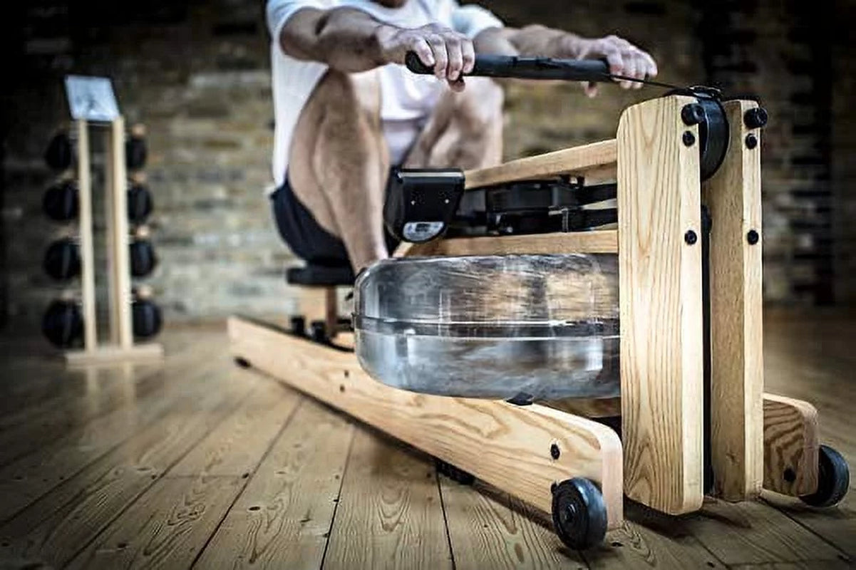 Waterrower Natural Rowing Machine in Ash Wood with S4 Monitor
