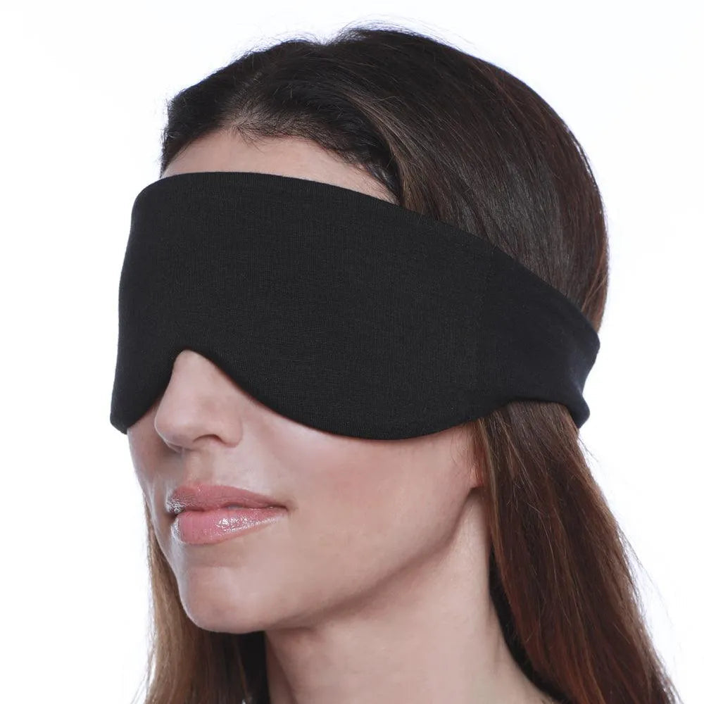 Escape Sleep Mask in Jet Black - HappyLuxe