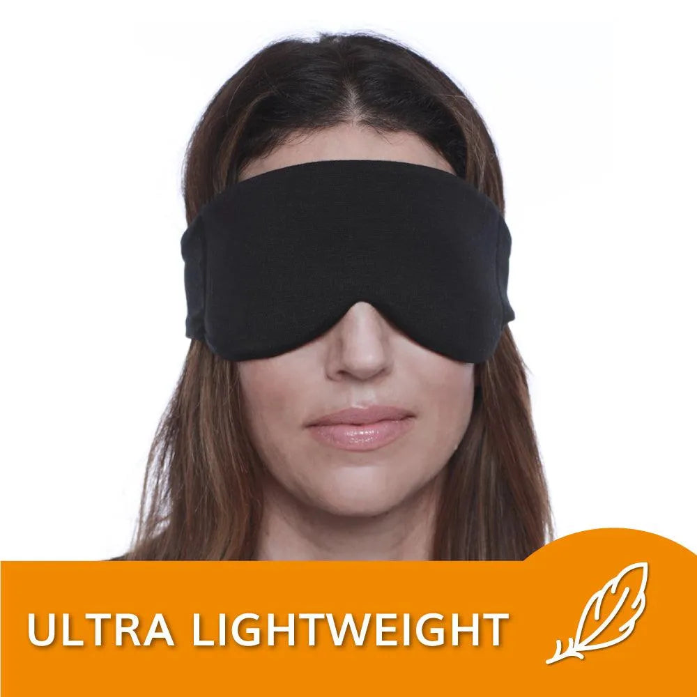Escape Sleep Mask in Jet Black - HappyLuxe
