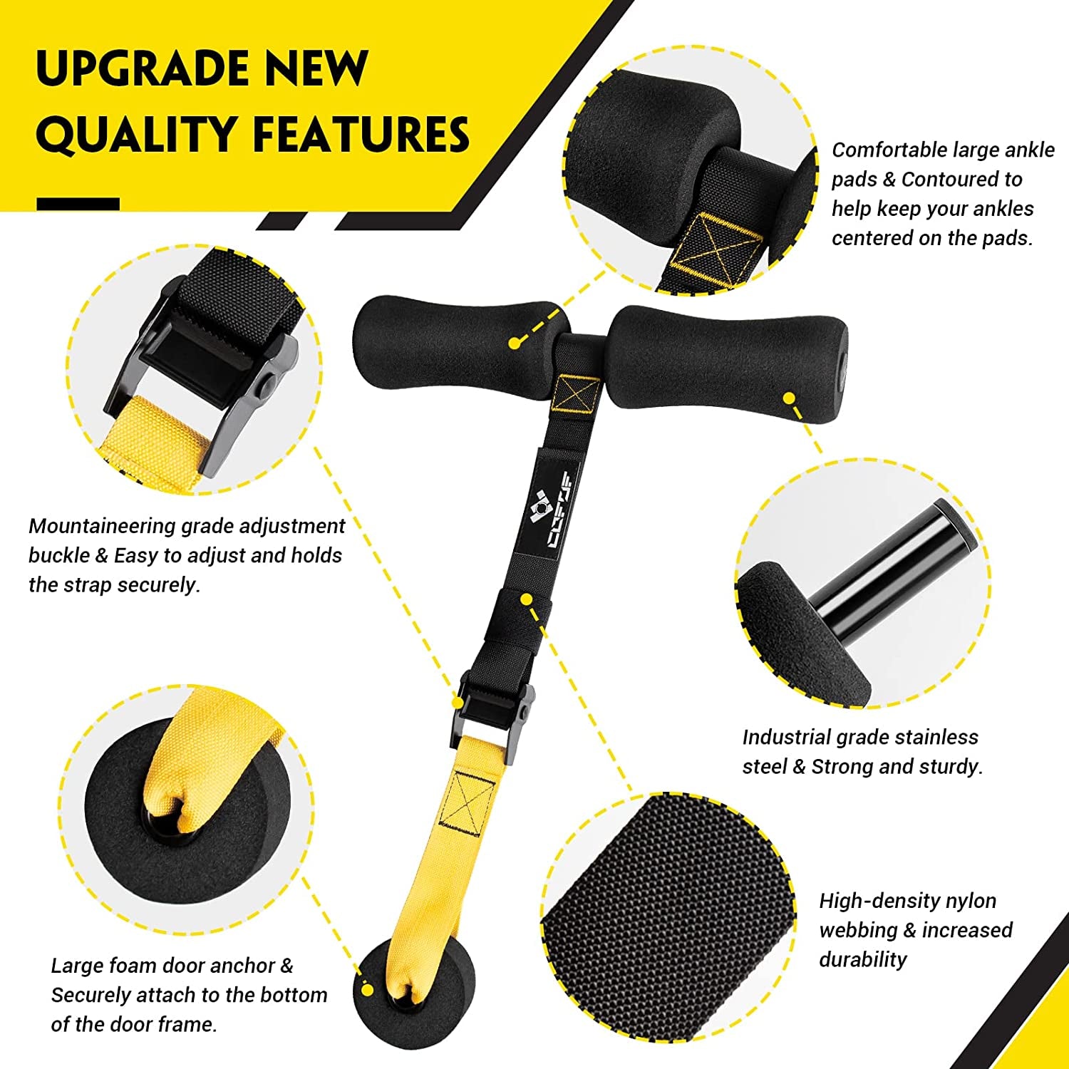 Nordic Hamstring Curl Strap 5 Second Setup  Home Fitness Equipment
