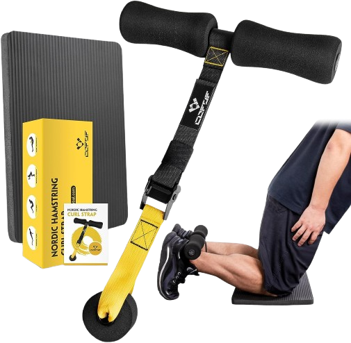 Nordic Hamstring Curl Strap 5 Second Setup Home Fitness Equipment