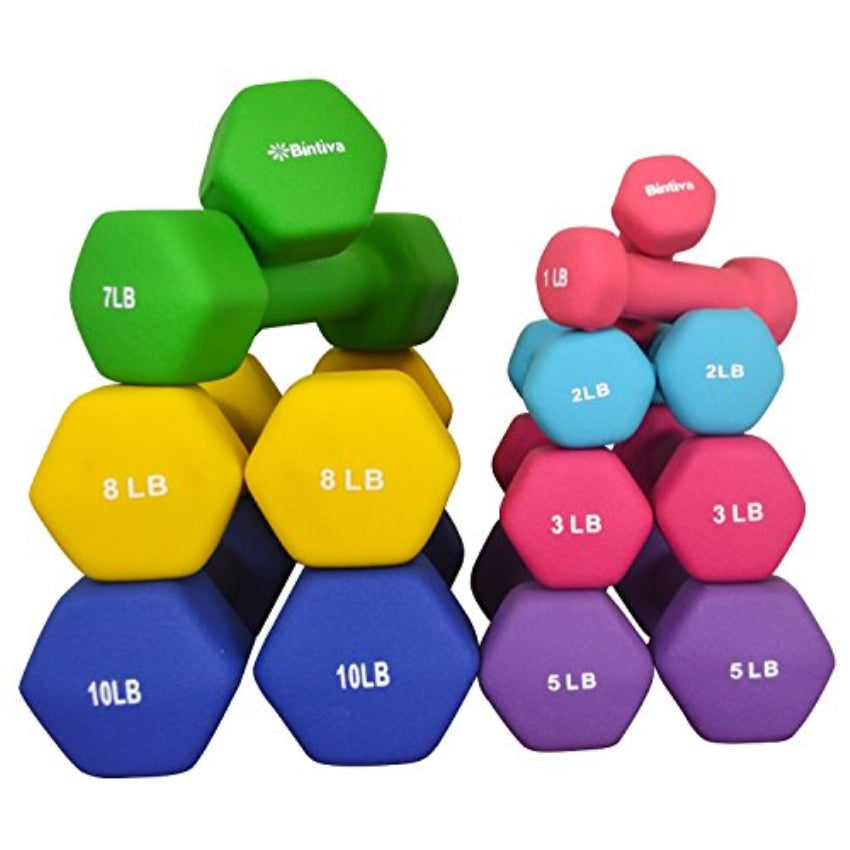 Neoprene Hexagon Shaped Dumbbells