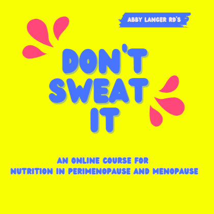 Don't Sweat It by Abby Langer