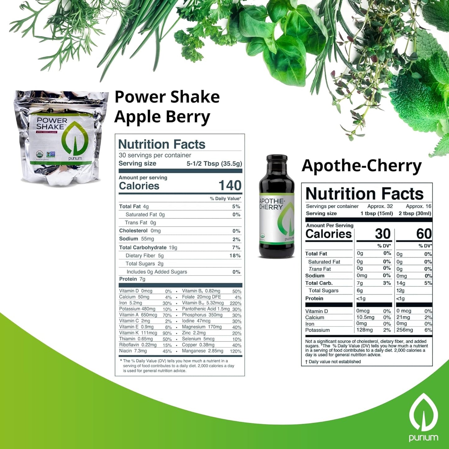 Purium Cleansing + Fitness Bundle - Includes Power Shake (Apple Berry), Apothe-Cherry, Super Amino 23, Super Cleansr, Biome Medic, & Blender Bottle