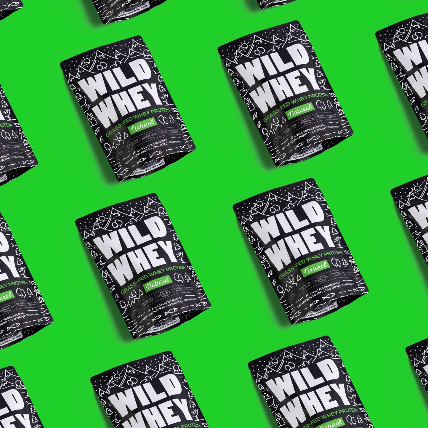 Cold Process Grass-Fed Whey Protein by Wild Foods