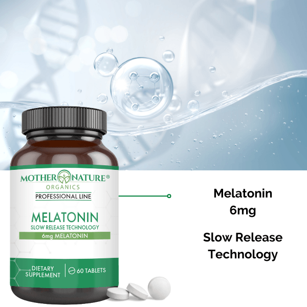 Melatonin 6mg Capsules by Mother Nature Organics