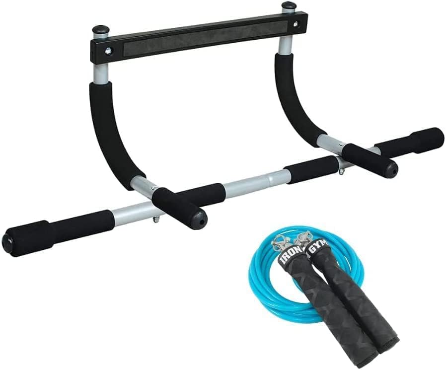 Iron Gym Pull-Up Bar - Total Upper Body Workout Bar for Doorway