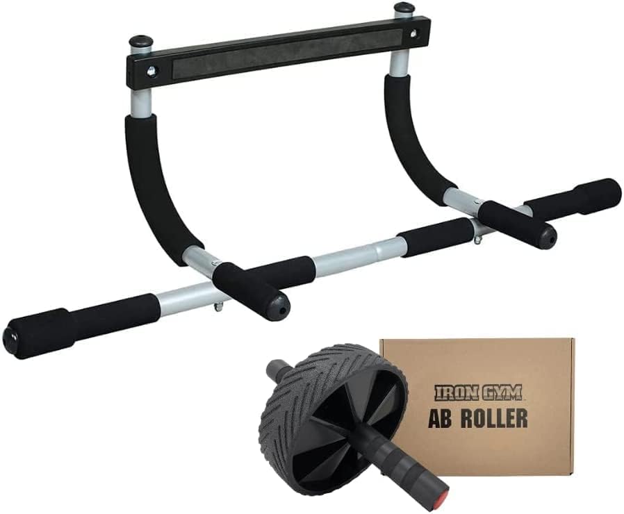 Iron Gym Pull-Up Bar - Total Upper Body Workout Bar for Doorway