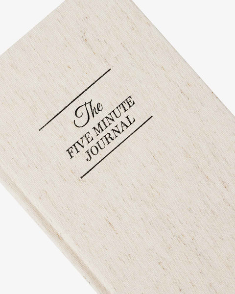 The Five Minute Gratitude Journal - Original Linen