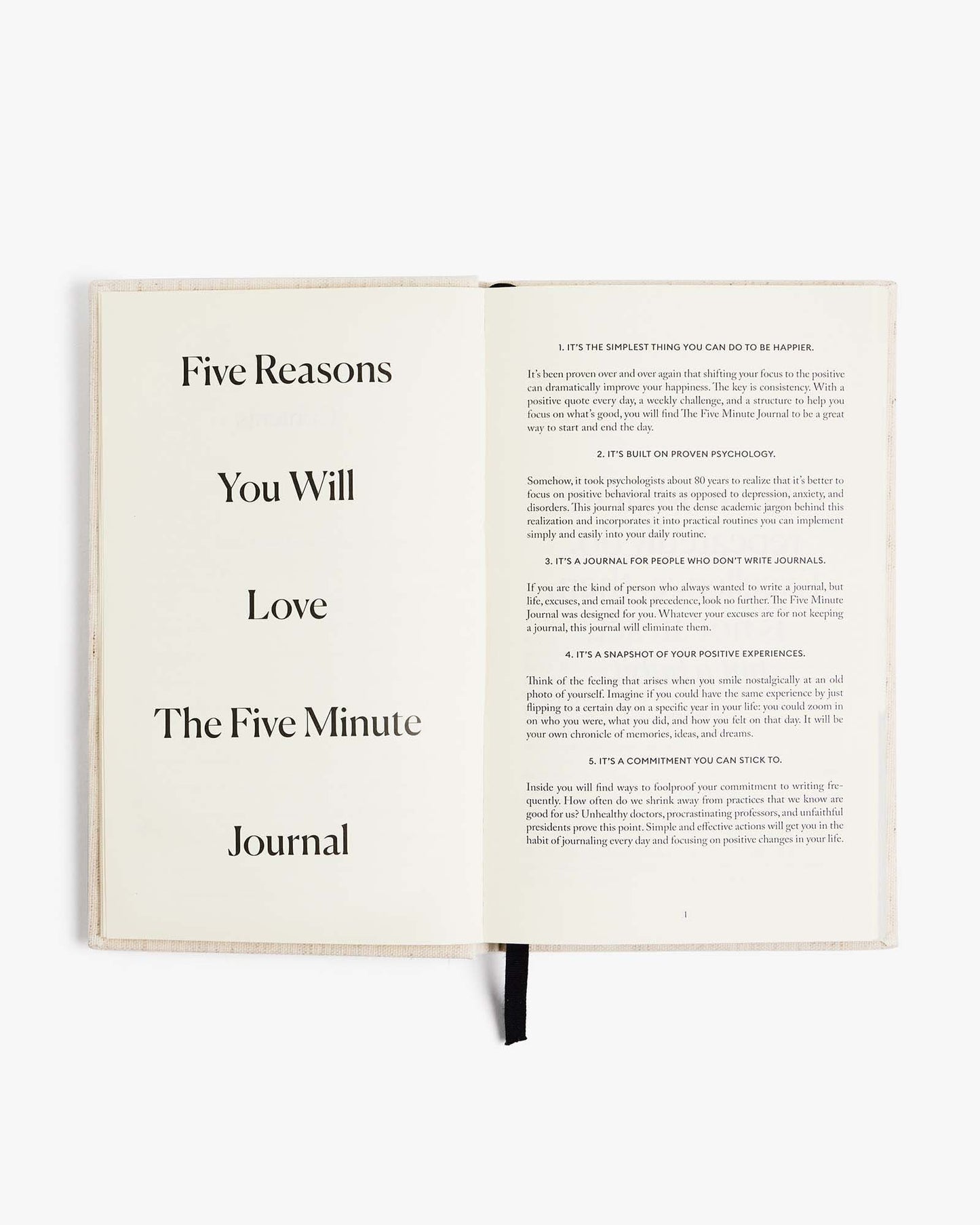 The Five Minute Journal - Original Linen