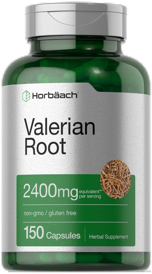 Valerian Root Capsules 2400Mg | 150 Count | Root Extract Supplement | Non-Gmo, Gluten Free | by Horbaach