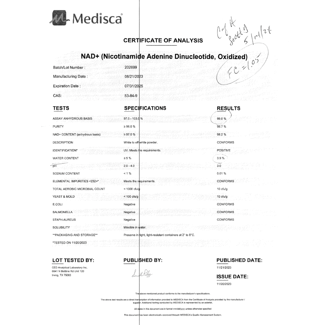 Ion Layer NAD+ Patches 6 Treatments 500mg Each