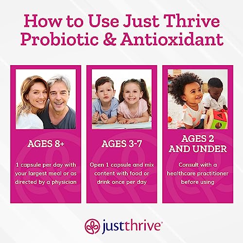 Just Thrive Probiotic & Antioxidant Supplement - 30 Caps