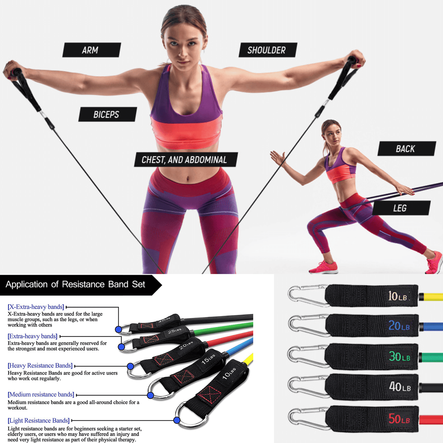 Intey 13-Piece Resistance Band Set