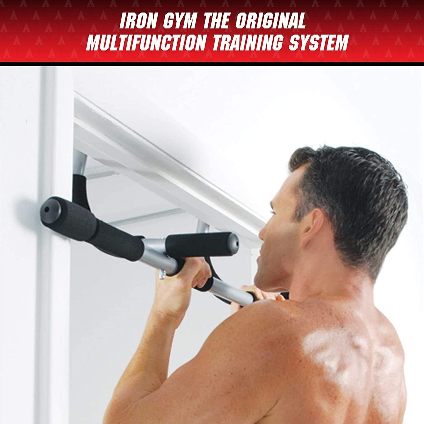 Iron Gym Pull-Up Bar - Total Upper Body Workout Bar for Doorway